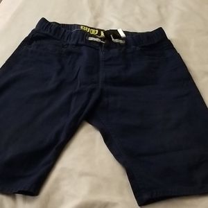 Navy blue boys bermuda